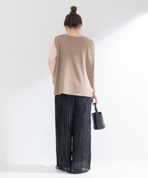 【一部WEB限定カラー】ラメ楊柳クレープパンツ 【一部WEB限定カラー】ラメ楊柳クレープパンツ 日本国内発送・最短翌日お届けの商品写真