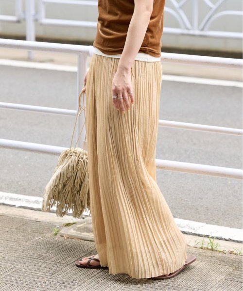 【一部WEB限定カラー】ラメ楊柳クレープパンツ 【一部WEB限定カラー】ラメ楊柳クレープパンツ 日本国内発送・最短翌日お届けの商品写真