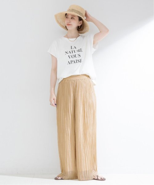 【一部WEB限定カラー】ラメ楊柳クレープパンツ 【一部WEB限定カラー】ラメ楊柳クレープパンツ 日本国内発送・最短翌日お届けの商品写真