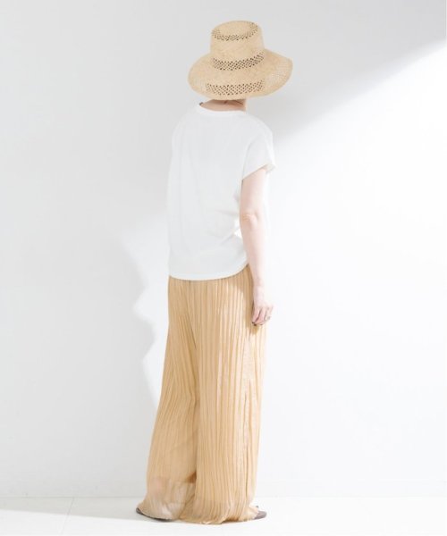 【一部WEB限定カラー】ラメ楊柳クレープパンツ 【一部WEB限定カラー】ラメ楊柳クレープパンツ 日本国内発送・最短翌日お届けの商品写真