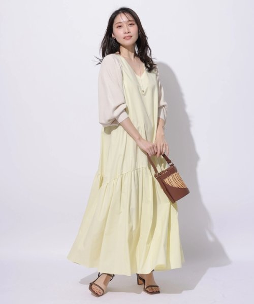 Vネックカラーワンピース(506352613) | アプワイザー リッシェ 