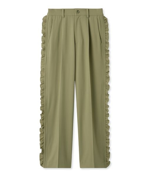 サイドフリルワイドパンツ 予めご了承ください