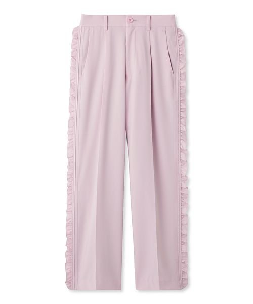 サイドフリルワイドパンツ 予めご了承ください