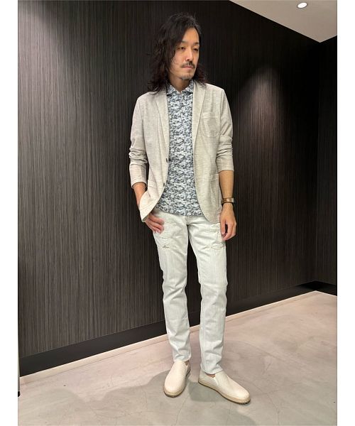 リネンミックスサマージャケット(506035829)｜HANKYU MEN'S