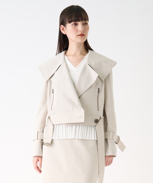 ビッグカラーショートジャケット 