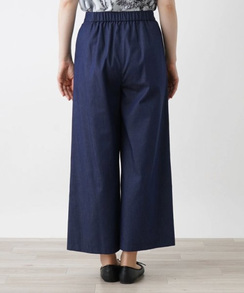ワイドクロップドパンツ 