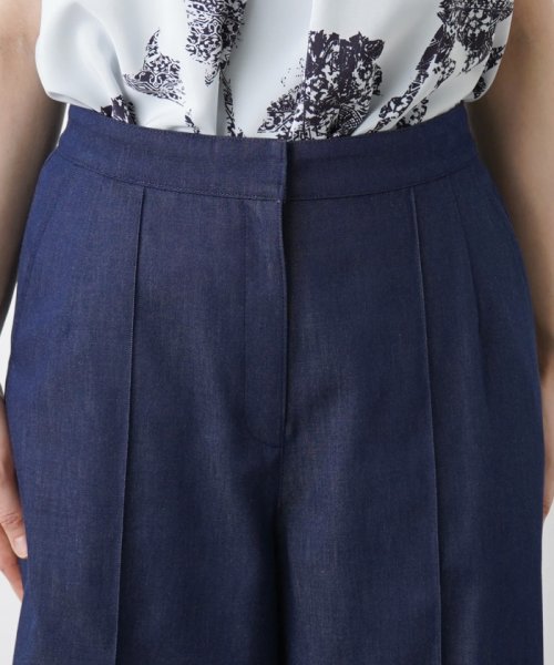 ワイドクロップドパンツ 