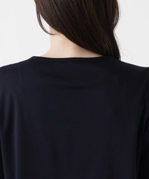 刺繍半袖Tシャツ【Leilian WHITE LABEL】 WHITE LABEL