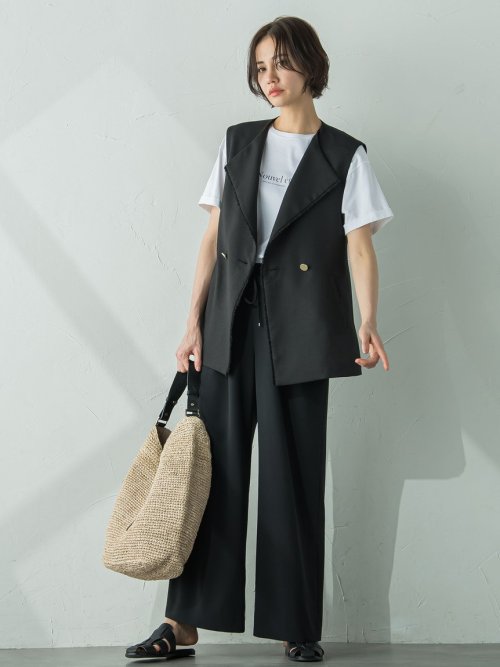 KIRERIイージーワイドパンツ≪洗濯機で洗える≫ 