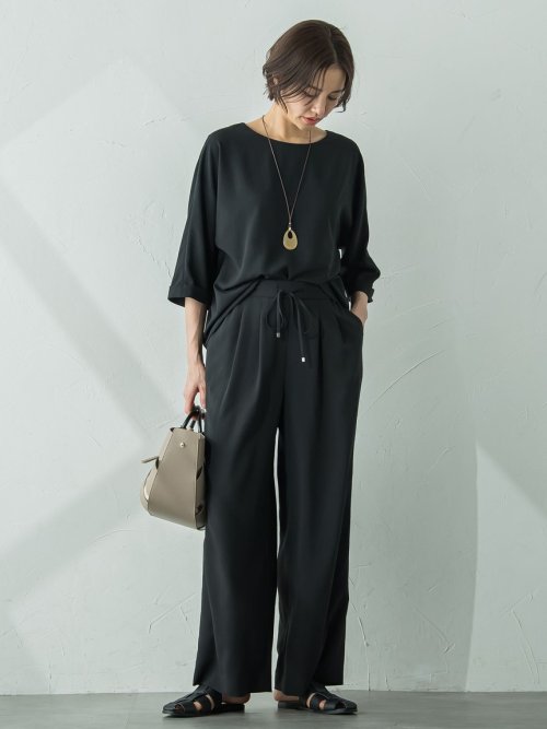 KIRERIイージーワイドパンツ≪洗濯機で洗える≫ 