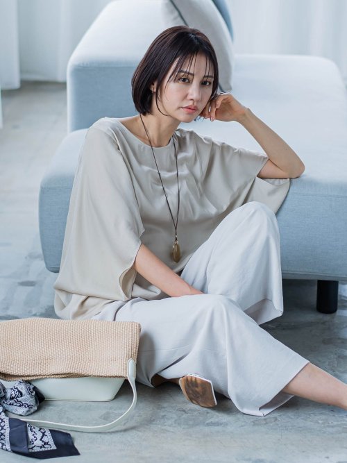 KIRERIイージーワイドパンツ≪洗濯機で洗える≫ 