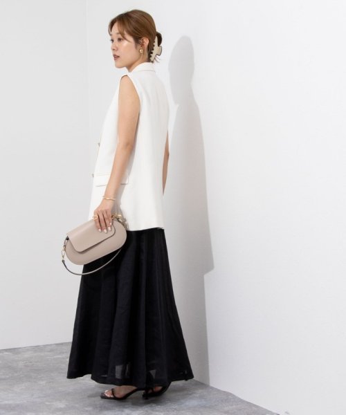 セール】ウォッシャブルラミーローンロングスカート(506305148  