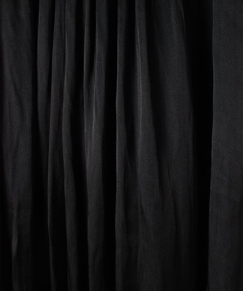 サテンドレープバルーンスカート アプワイザー　リッシェ/シアーシャツ×ラメニットワンピースセット D1598169480(12155円)