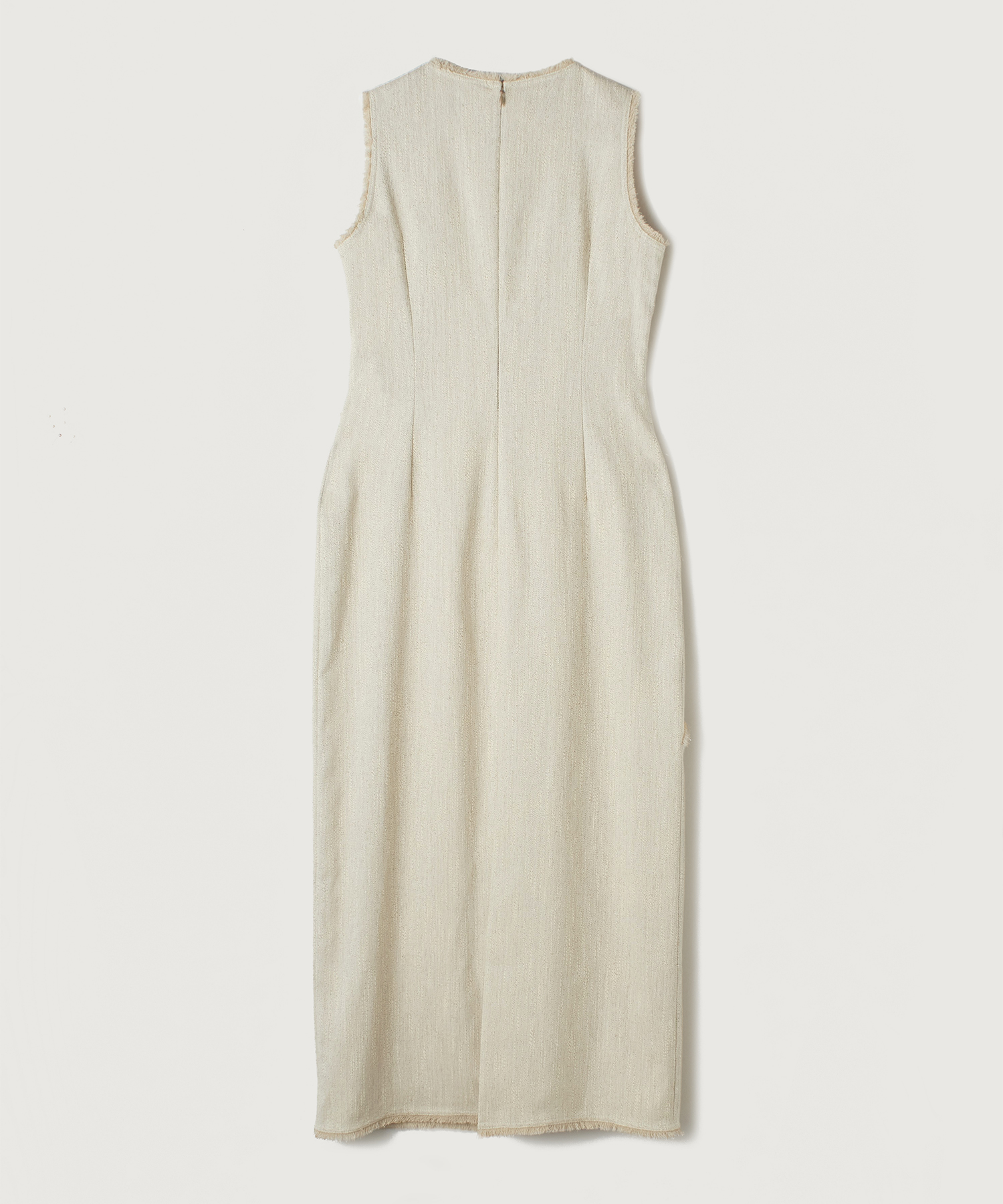 カーヴイングシームツイードワンピース アニュアンス anuans カーヴィングシームツイードワンピース