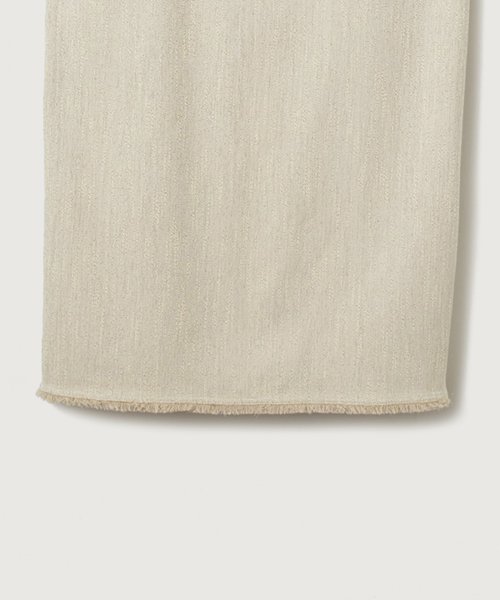 カーヴィングシームツイードワンピース 着丈 バスト 5cm ウエスト ヒップ