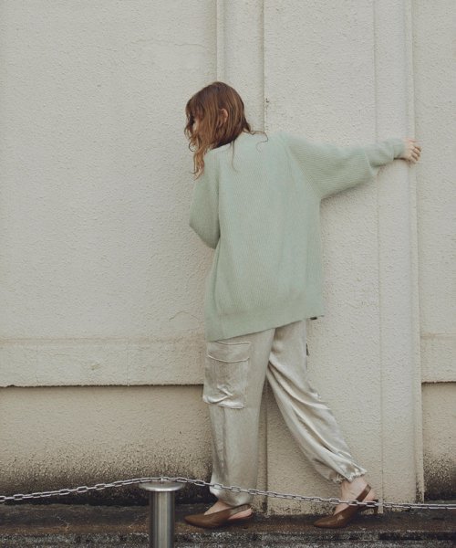 FOX WOOL片畦Vネックニットカーディガン R1676269455(12870円)