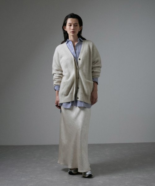 FOX WOOL片畦Vネックニットカーディガン R1676269455(12870円)