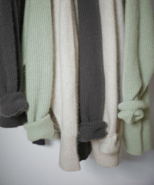 FOX WOOL片畦Vネックニットカーディガン R1676269455(12870円)