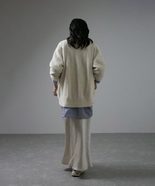 FOX WOOL片畦Vネックニットカーディガン R1676269455(12870円)