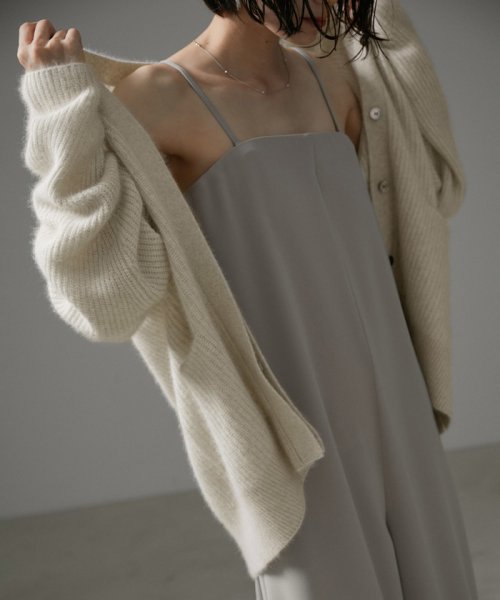 FOX WOOL片畦Vネックニットカーディガン R1676269455(12870円)