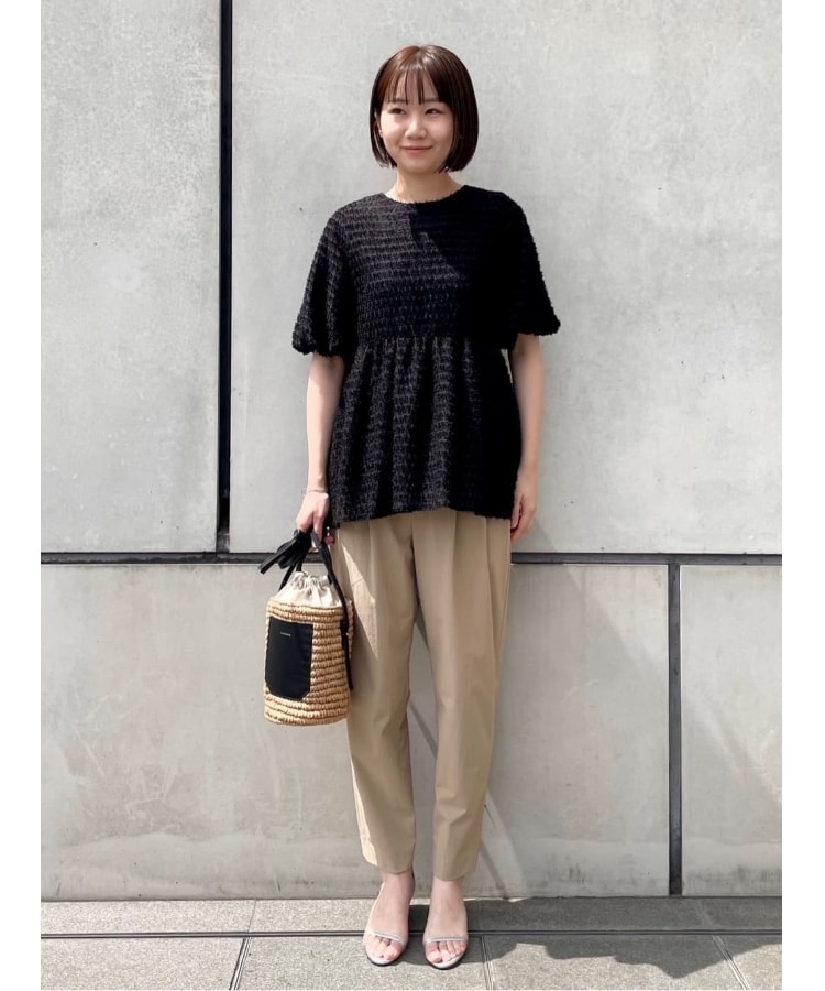 CLASSY.5月号掲載】リサイクルナイロンテーパードパンツ