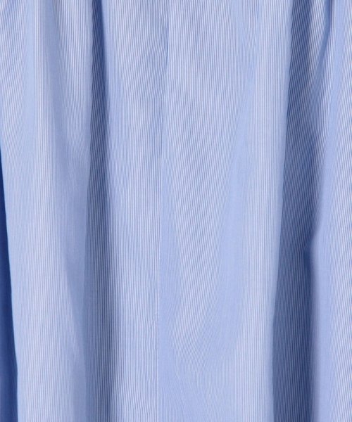 コットンブロード ギャザーブラウス 