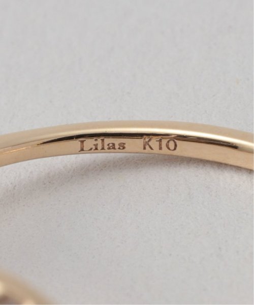 Lilas(リラ)/ティアドロップラインダイヤリング K10/img10