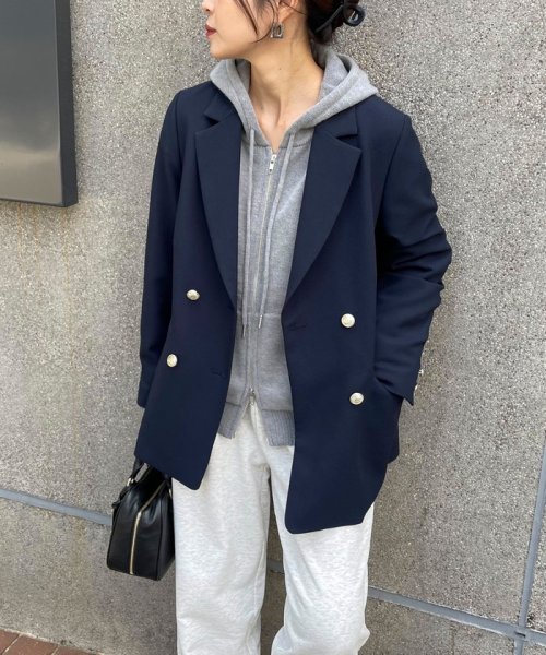 ダブルブレストジャケット 