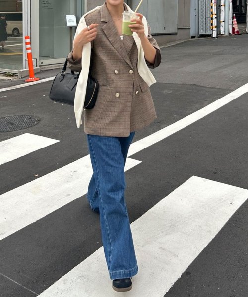 ダブルブレストジャケット 