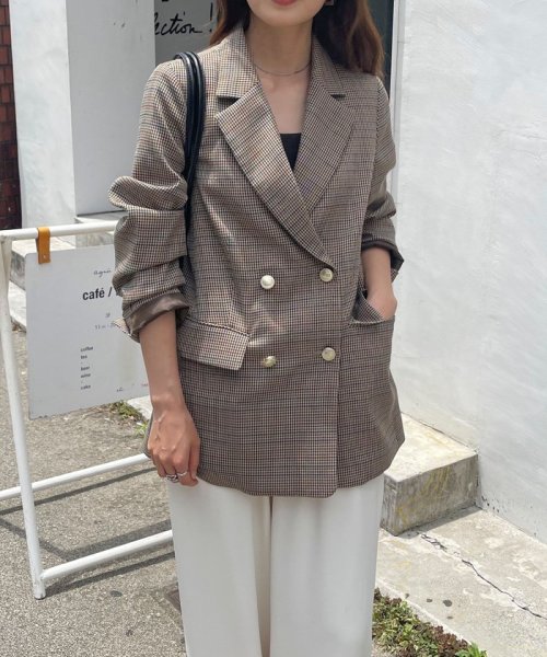 ダブルブレストジャケット 