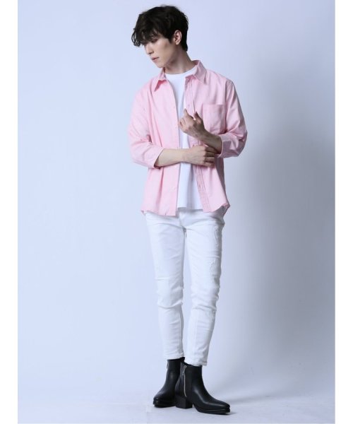 ストレッチ リペア アンクルスキニーデニム ストレッチ リペア