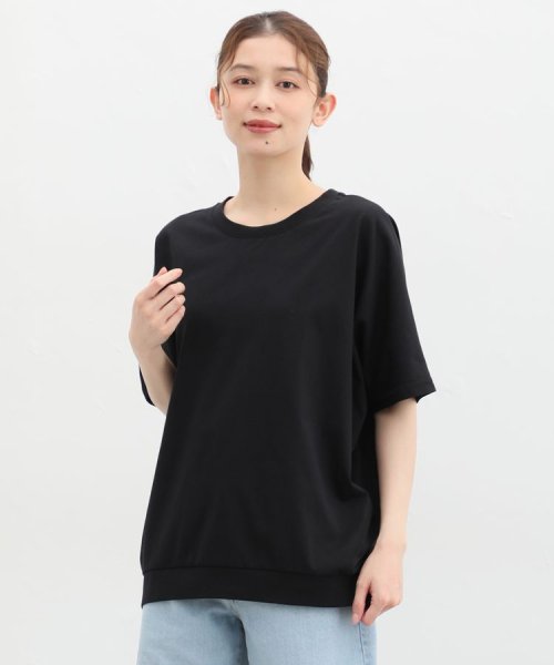 きれいめドルマンＴシャツ トップス Ｔシャツ レディース 半袖 ハニさら 接触冷感 人気・おすすめ｜使いやすい・旅行におすすめ 品質保証 全国発送 日本国内発送・最短翌日お届け