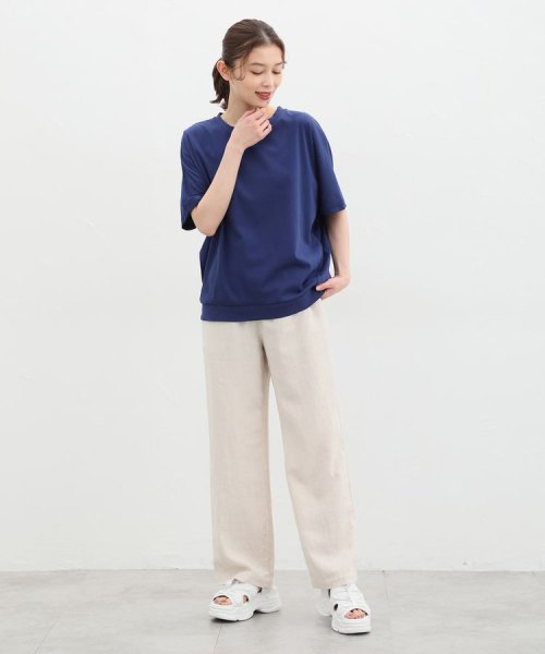 きれいめドルマンＴシャツ トップス Ｔシャツ レディース 半袖 ハニさら 接触冷感 人気・おすすめ｜使いやすい・旅行におすすめ 品質保証 全国発送 日本国内発送・最短翌日お届け