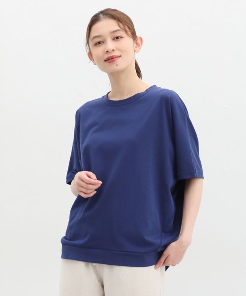 きれいめドルマンＴシャツ トップス Ｔシャツ レディース 半袖 ハニさら 接触冷感 人気・おすすめ｜使いやすい・旅行におすすめ 品質保証 全国発送 日本国内発送・最短翌日お届け