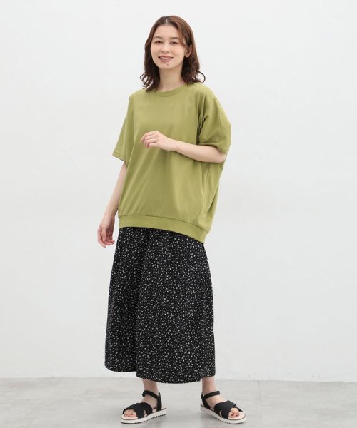 きれいめドルマンＴシャツ トップス Ｔシャツ レディース 半袖 ハニさら 接触冷感 人気・おすすめ｜使いやすい・旅行におすすめ 品質保証 全国発送 日本国内発送・最短翌日お届け
