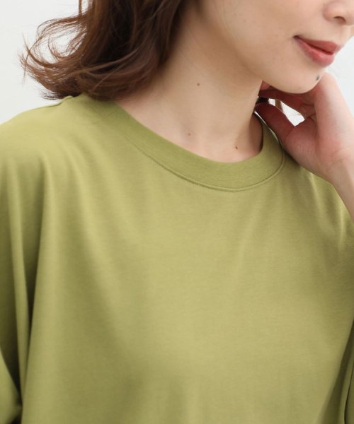 きれいめドルマンＴシャツ トップス Ｔシャツ レディース 半袖 ハニさら 接触冷感 人気・おすすめ｜使いやすい・旅行におすすめ 品質保証 全国発送 日本国内発送・最短翌日お届け