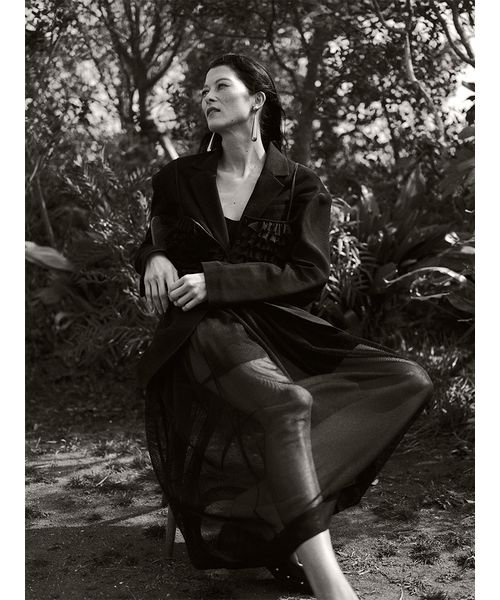 メッシュフリルビスチェ 予めご了承ください