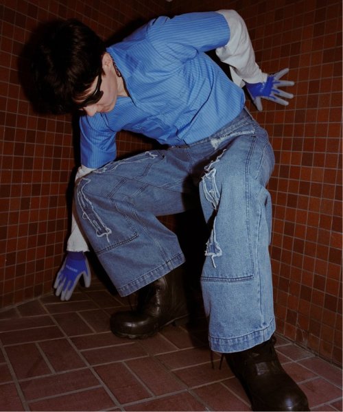 DISCOVERED×GIDEAL×JW WKnee Bone Denim PANTS デニムパンツ XUR1850187264(14300円)