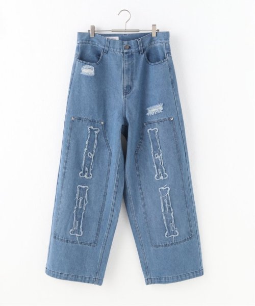 DISCOVERED×GIDEAL×JW WKnee Bone Denim PANTS デニムパンツ XUR1850187264(14300円)