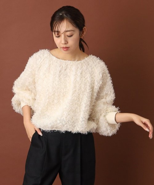 provoke（プロヴォーク）【別注】 フワラーモチーフブラウス クールマックスブレンド鹿の子地シャツ N1404583782(10725円)