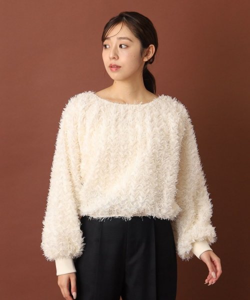 provoke（プロヴォーク）【別注】 フワラーモチーフブラウス クールマックスブレンド鹿の子地シャツ N1404583782(10725円)