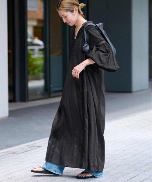 ファインボイルシームレースカフタンワンピース FRAMeWORK 着用サイズ： 手洗い可能