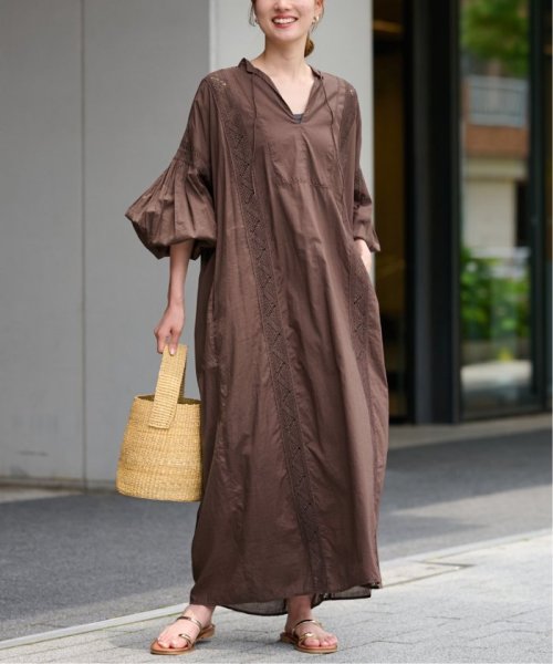 ファインボイルシームレースカフタンワンピース FRAMeWORK 着用サイズ： 手洗い可能