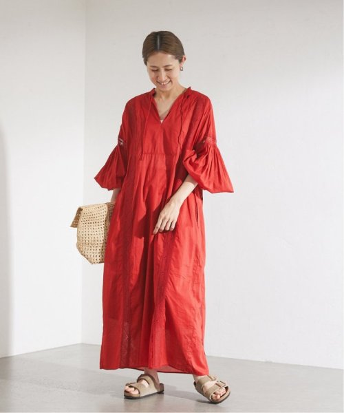 ファインボイルシームレースカフタンワンピース FRAMeWORK 着用サイズ： 手洗い可能