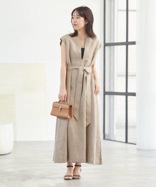 《WEB限定追加》Linen フレア ワンピース AA1659730733(12650円)