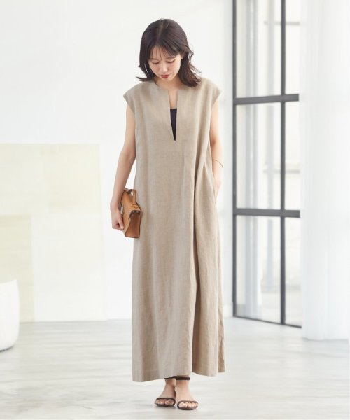 《WEB限定追加》Linen フレア ワンピース AA1659730733(12650円)