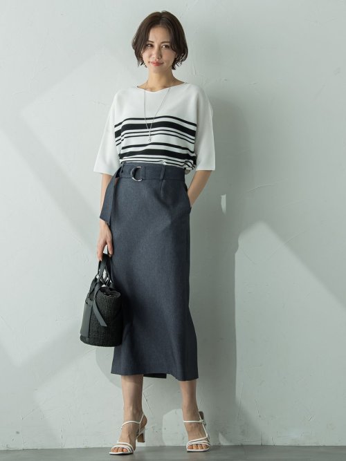 【新色追加】ホールガーメント5分袖ニットプルオーバー≪手洗い可能≫ 