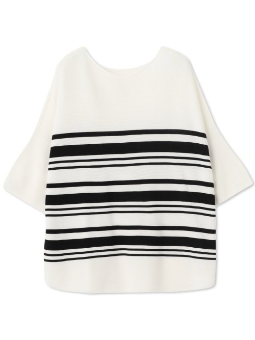 【新色追加】ホールガーメント5分袖ニットプルオーバー≪手洗い可能≫ 