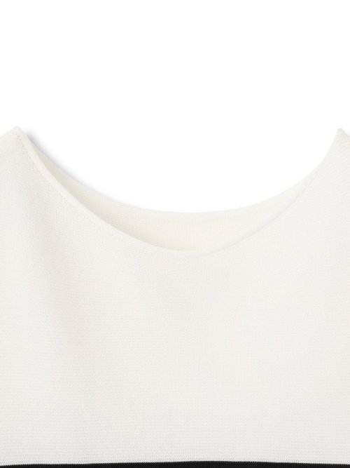 【新色追加】ホールガーメント5分袖ニットプルオーバー≪手洗い可能≫ 