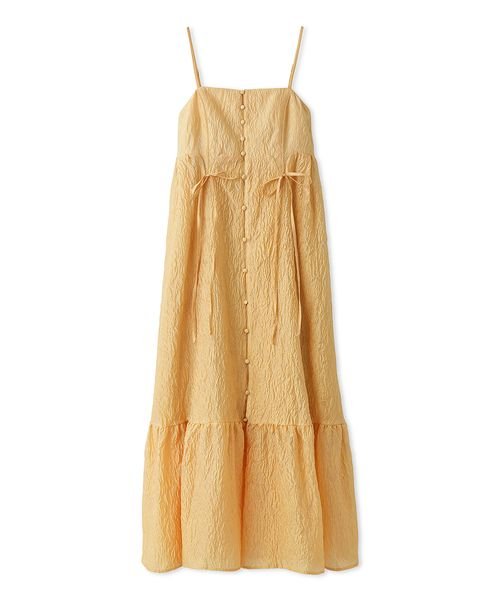 フロントオープンボリュームキャミワンピース 予めご了承ください